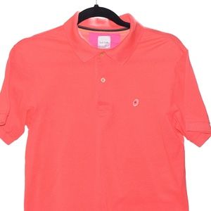 Paul Smith Small Orange Short Sleeve Polo Shirt